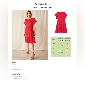 Matilda Jane Bellwood Dress, size L